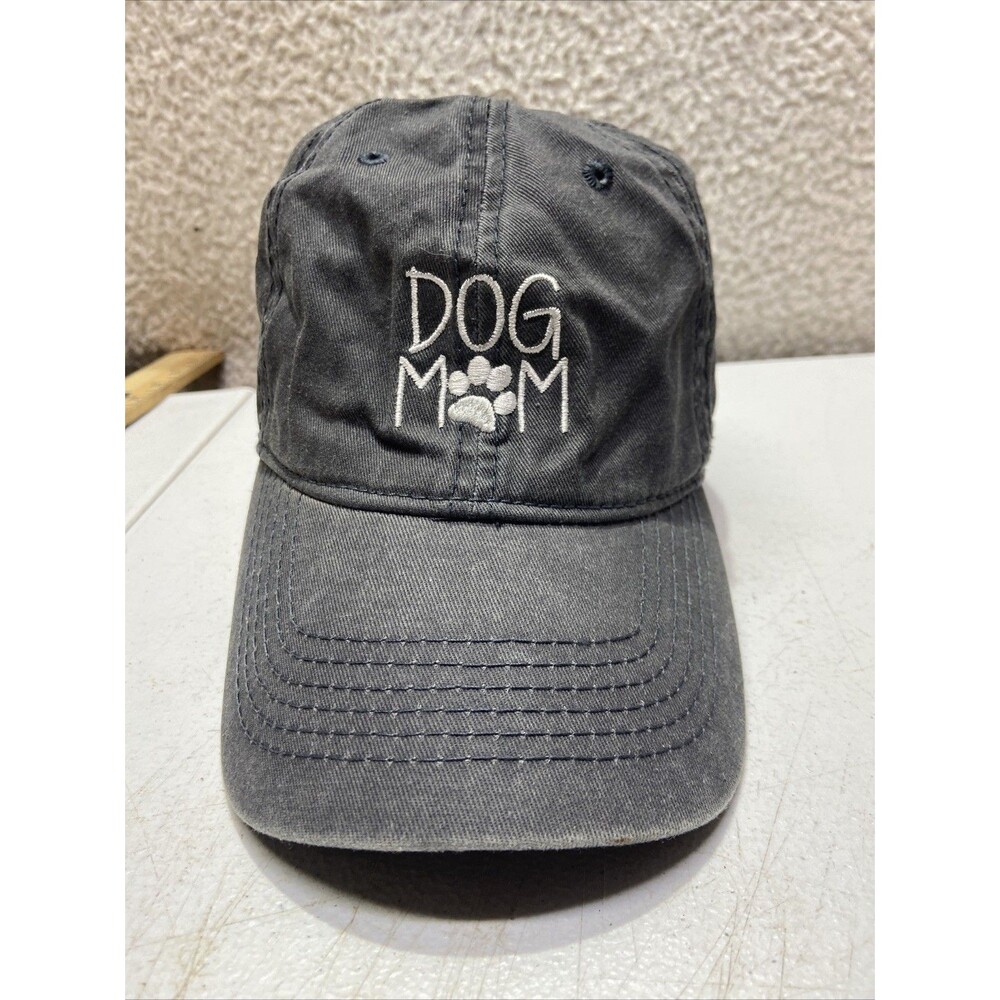 Dog Mom Gray Womens Baseball Cap Hat Adjustable